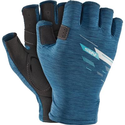 NRS Men's Half-Finger Boater's Gloves-Poseidon-S, Small
