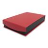 1 Qty - Macaw-Red Magnetic Flap Necklace Jewelry Box - Textured Gift Box view 2