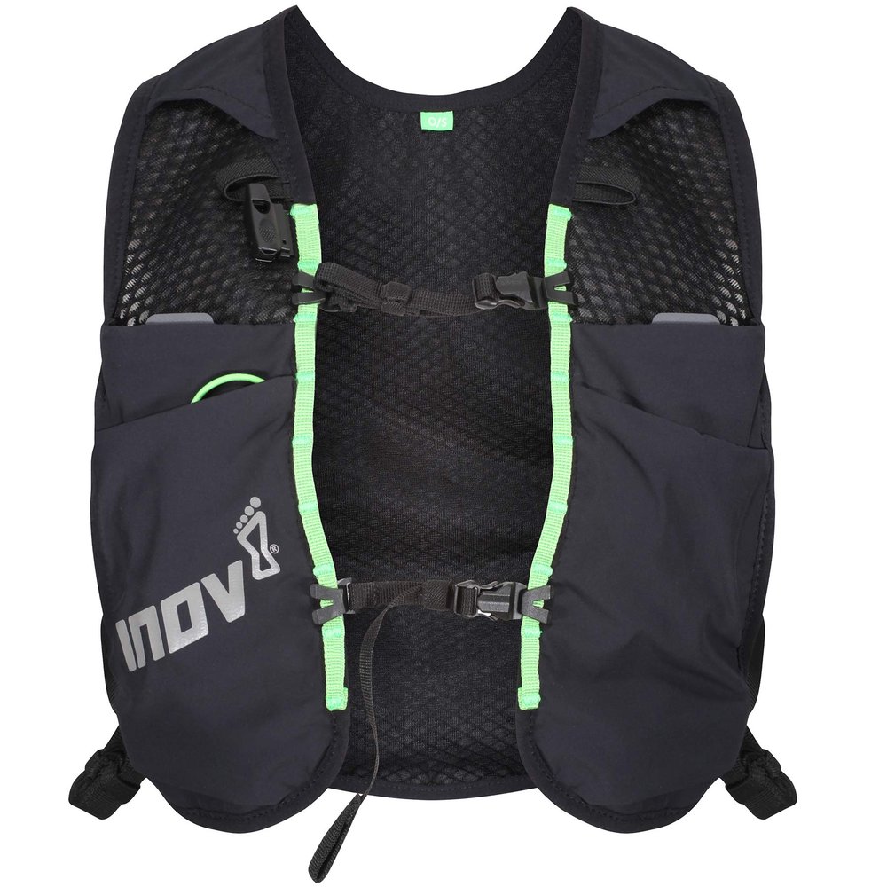 Inov8 Venturelite 4 Vest Hydration Backpack One Size Black Green