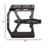 WOVELOT HT Components AE05(EVO+) Pedals - Platform Aluminum 9/16 Stealth Black view 2