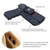 IWB Kydex Holster Fits: Glock 17 (Gen 1-5) & Glock 22 / Glock 31 (Gen 3-4) - Inside Waistband Concealed Carry Holster for G17 G22 G31- Widened Entrance (Black, Right Hand) view 4