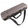 AMEYXGS Takedown Recurve Bow Case Hard Bow Carry Storage Box Arrow Holder for Archery Hunting Shooting (Brown, S: 27.5"x7.9"x5.1") view 3