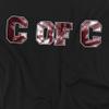 College of Charleston Official Tie-Dye Unisex Adult T-Shirt, Black, 5X-Large view 2