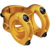 Spank Spoon 318 Stem Gold (Diameter 31.8mm, Length: 33/43mm, Rise: 0), Chamfered bar clamp, Ultra-short stack height, Bicycle Stem, Ideal, All mountain, enduro, trail, free ride, DJ, E-Bike view 1