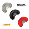 Zink Plano Signature Series Pack Hand-Built Easy-to-Use Turkey Hunting Diaphragm Game Calls - Signature Series V-Notch, Batwing, Snake Tongue view 2