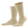 FALKE Men's Family Socks, Breathable, Durable, Sustainable Cotton, Lightweight, Colorful Stockings, Skin-Friendly, Beige (Sand 4320) - Sustainable, 6.5-9, 1 Pair view 1