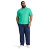 IZOD Mens Big-and-Tall Advantage Performance Short-Sleeve Solid Polo Shirt, Simply Green, Large view 4