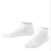 FALKE Unisex Kids Family Sneaker Socks, Breathable, Durable, Sustainable Cotton, Lightweight, Colorful, Skin-Friendly, White (White 2000), 1-3.5, 1 Pair view 2