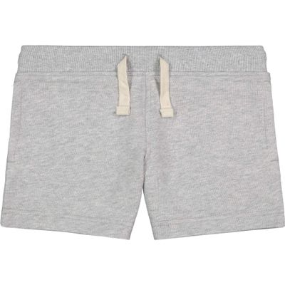 Nautica Girls' School Uniform Fleece Short, Grey Heather, 6