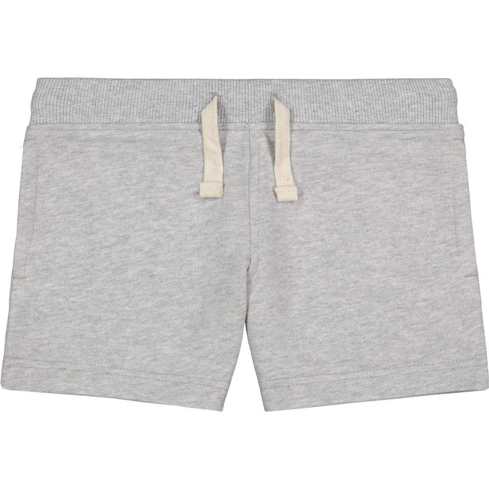Nautica Girls' School Uniform Fleece Short, Grey Heather, 6