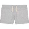 Nautica Girls' School Uniform Fleece Short, Grey Heather, 6 view 1