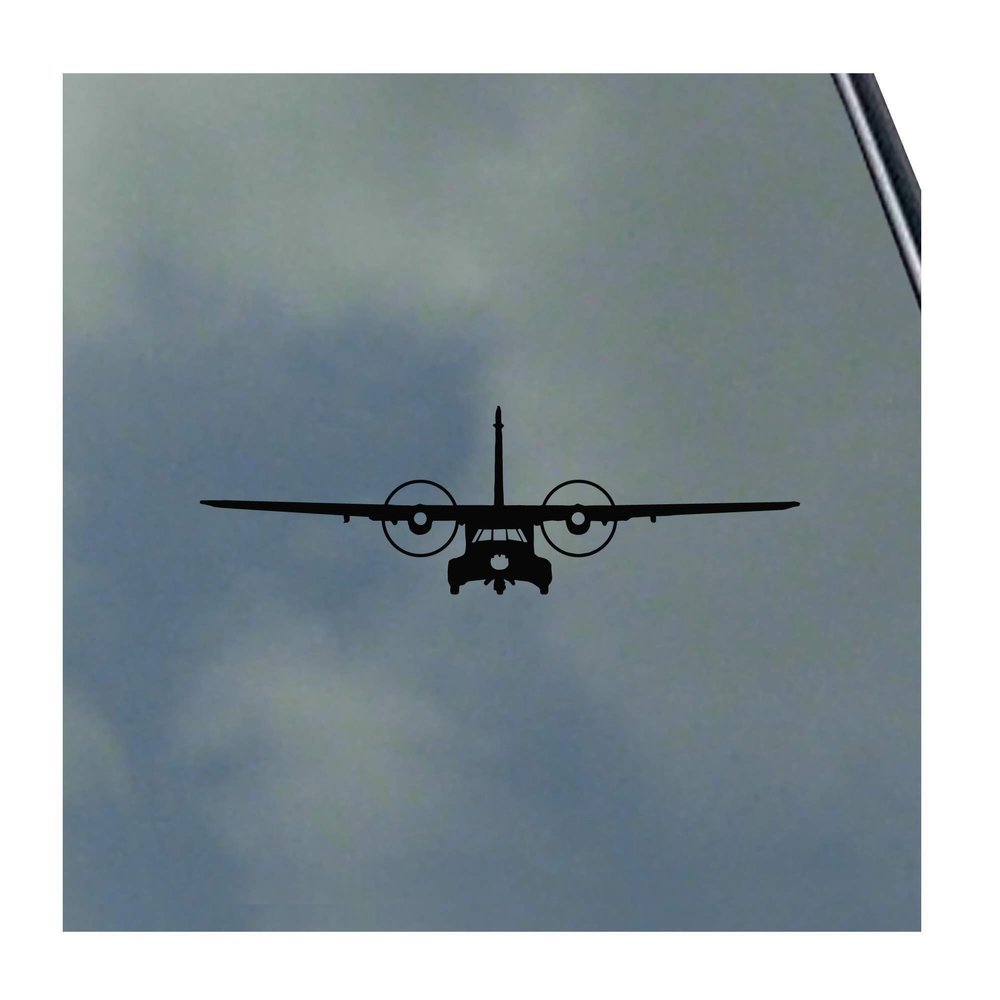CASA CN-235 Pilot Front Vinyl Sticker Decal Air Force Corps Airliner Military Transport