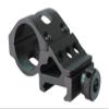 1" Tube Offset Ring Mount, 30 MM Width for Flashlight/Dot Sight to on Picatinny Rail, Black view 1