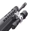 1" Tube Offset Ring Mount, 30 MM Width for Flashlight/Dot Sight to on Picatinny Rail, Black view 2