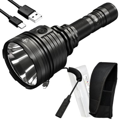Nitecore P30i 2000 Lumen 1093 Yard Ultra Long Throw USB-C Rechargeable Flashlight with LumenTac Organizer