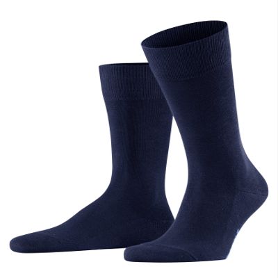 FALKE Men's Cotton Family Socks, Blue (Royal Blue 6000), 12.5-15