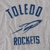 University of Toledo Official One Color Rockets Logo Unisex Adult T-Shirt, Athletic Heather, 5X-Large view 2
