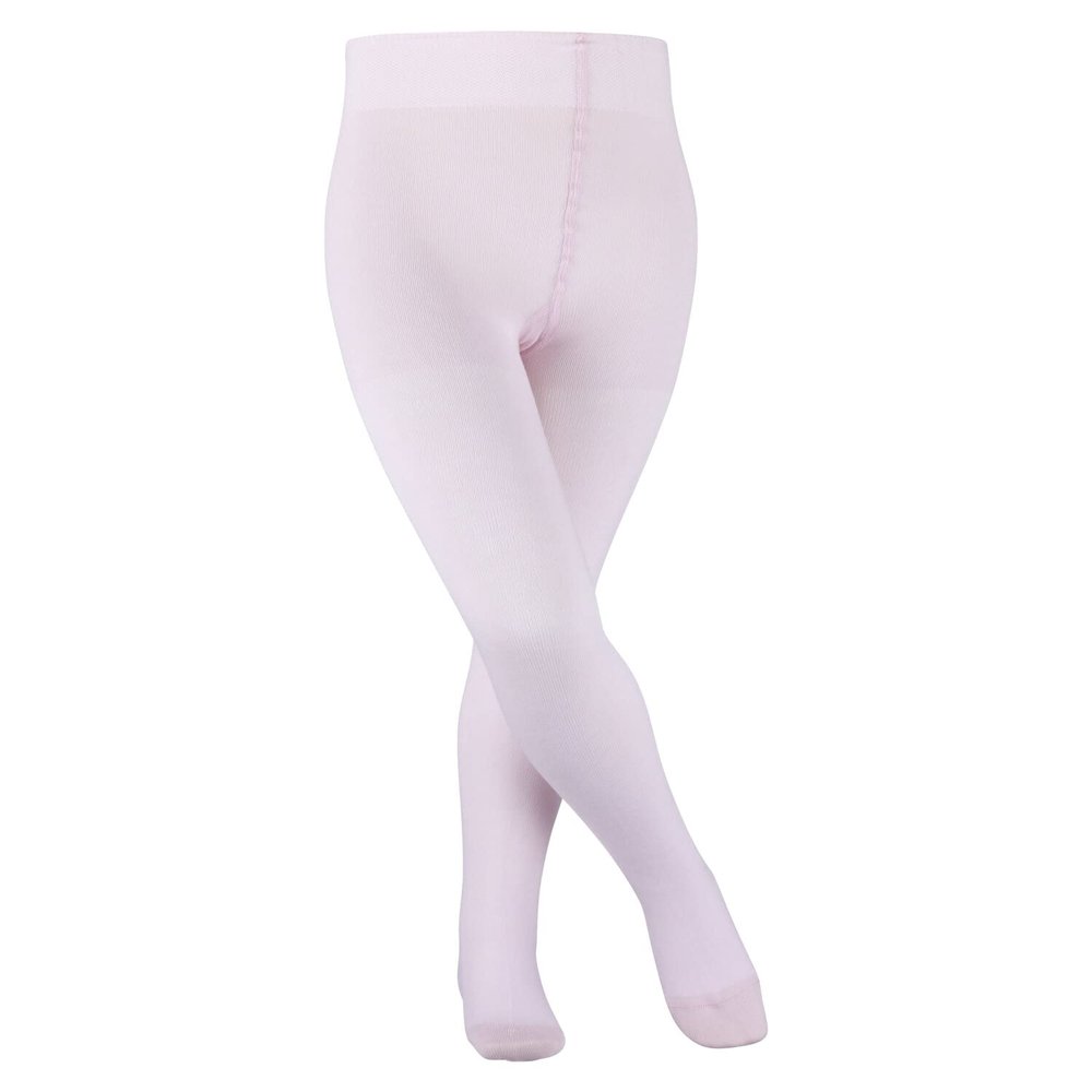FALKE Unisex Kids Family Tights, Breathable, Durable, Sustainable Cotton, Lightweight, Colorful, Skin-Friendly, Pink (Powder Rose 8900), L, 1 Pair