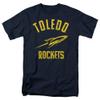 University of Toledo Official One Color Rockets Logo Unisex Adult T-Shirt, Navy, 5X-Large view 1