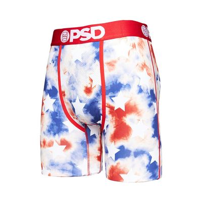 PSD Men's Star Spangled Td Boxer Briefs, Multi, XL