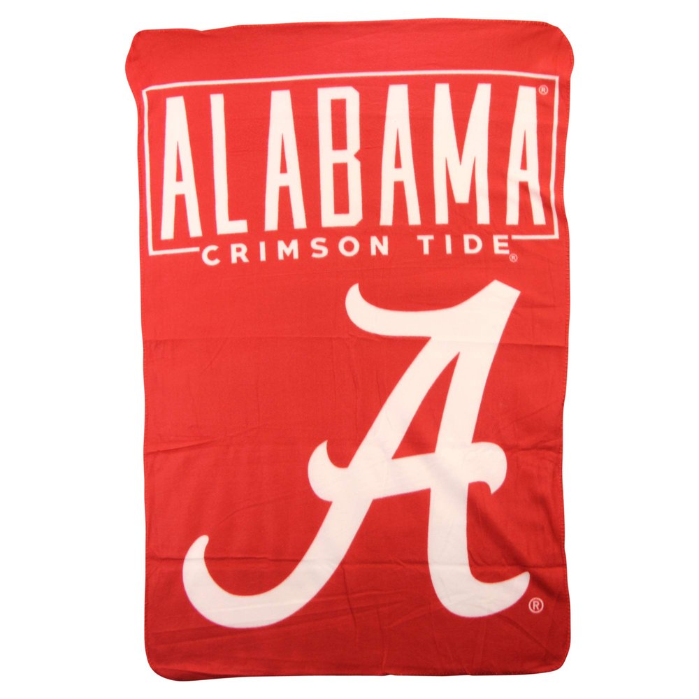 Northwest NCAA Collegiate Team Logo Fleece Throw Blanket 40" x 60" (Alabama Crimson Tide)