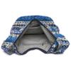 Women Shoulder Handbags Fashion canvas Hippie Crossbody Bags Bohemian Animal Prints Hobo Bags (Blue-white) view 4