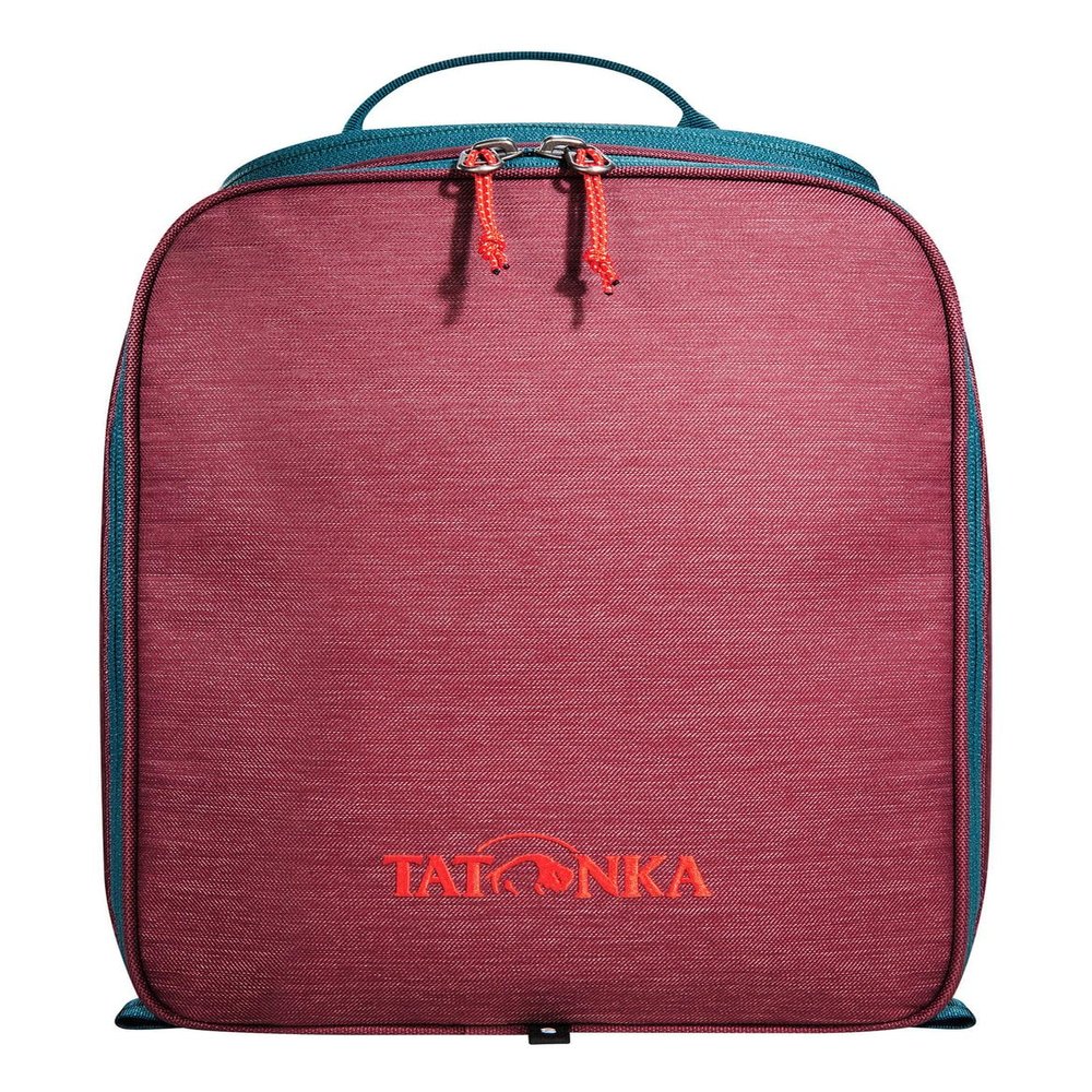 Tatonka Cooler Bag S (6L) - Insulated Bag for Backpacks up to 20 litres Volume - with Inner Compartment for Ice Packs and 2 Zip Openings (Front and Top) - 22 x 12 x 30 cm (Bordeaux red)