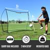 QUICKPLAY Spot Target TEKKERS Soccer Rebounder (8x6') | Perfect for Team or Solo Soccer Training | Ideal Soccer Training Equipment for Passing, Receiving, and Trapping Practice view 3