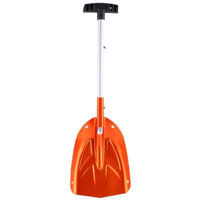 wosume Telescopic Snow Shovel, 25.6inch Total Length Outdoor Kit Tool Aluminum Alloy Snow Shovel, for Adult Child Outdoor Winter