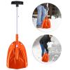 wosume Telescopic Snow Shovel, 25.6inch Total Length Outdoor Kit Tool Aluminum Alloy Snow Shovel, for Adult Child Outdoor Winter view 3