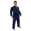 Combat Corner v6 Ultra Light Preshrunk IBJJF Approved Brazilian BJJ Jiu Jitsu Gi for Men and Women | Adult & Youth Sizes - Free BJJ Gi White Belt (Navy Blue, A-0) view 1