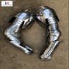 Nautical-Mart LARP Medieval Gothic Pauldron Steel Shoulder Guard with Arm Guard view 2
