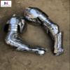 Nautical-Mart LARP Medieval Gothic Pauldron Steel Shoulder Guard with Arm Guard view 3