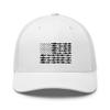 American Fish Flag Saltwater Trucker Hat Ball Cap Snapback Mesh Black Pink view 2