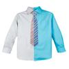 Spring Notion Big Boys' Customizable Cotton Blend Dress Shirt and Tie Set 7 view 1