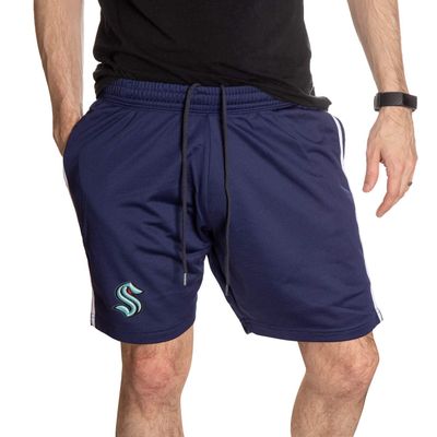 NHL Mens Official Team Two-Stripe Shorts (Seattle Kraken, XX-Large)