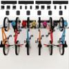 Dirza Bike Storage Rack 68 inch with Bike Tire Wall Protectors Wall Mount Garage Bike Hanger for 6 Bikes Adjustable Bike Hooks for Home indoor Holds Up to 500lbs(6 bike hooks + 6 bike accessory hooks) view 1