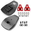 CyclingDeal Bicycle Shoes Cleats Adapters Bundle - for MTB Shoes to Use with Cleats of Road Bike Pedals - Converting Adapters and Look Delta Compatible Cleats Included - Compatible with Peloton Pedals view 1