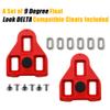 CyclingDeal Bicycle Shoes Cleats Adapters Bundle - for MTB Shoes to Use with Cleats of Road Bike Pedals - Converting Adapters and Look Delta Compatible Cleats Included - Compatible with Peloton Pedals view 3