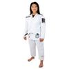 Combat Corner Women BJJ GI v6 Ultra Light Preshrunk IBJJF Approved Brazilian Jiu Jitsu for Women | Adult & Youth Sizes - Free BJJ Gi White Belt (White, F-2) view 1