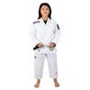 Combat Corner Women BJJ GI v6 Ultra Light Preshrunk IBJJF Approved Brazilian Jiu Jitsu for Women | Adult & Youth Sizes - Free BJJ Gi White Belt (White, F-2) view 3