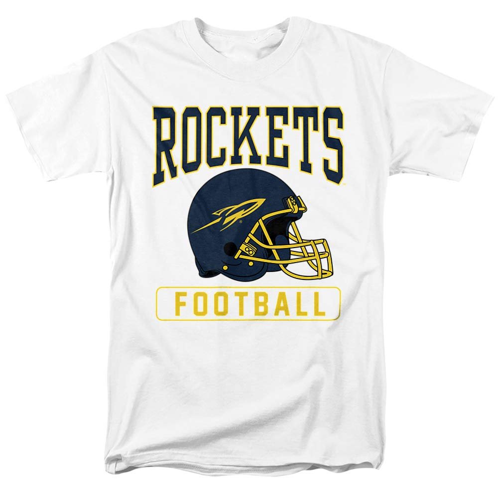 University of Toledo Official Football Helmet Unisex Adult T-Shirt, White, 4X-Large