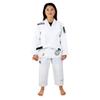 Combat Corner Women BJJ GI v6 Ultra Light Preshrunk IBJJF Approved Brazilian Jiu Jitsu for Women | Adult & Youth Sizes - Free BJJ Gi White Belt (White, F-4) view 4