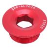 Crank Bolts Aluminum Alloy Crank Cover Plate Crank Cover Crankset Screw Cover 20mm(red) view 1