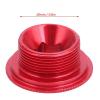 Crank Bolts Aluminum Alloy Crank Cover Plate Crank Cover Crankset Screw Cover 20mm(red) view 2