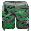 Guytalk Men's Camo Cargo Military Short Green 30 view 1
