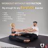 GXMMAT Large Yoga Mat 12'x6'/10'x6'/6'x8'(7mm), Extra Thick Workout Mats for Home Gym Flooring, Ultra Comfortable Non-Slip Quick Resilient Barefoot Wide Exercise Mat for Pilates, Stretching,Meditation view 2