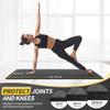 CAMBIVO Yoga Mat for Women Men Kids, 72" x 24" TPE Yoga Mats, 1/4 & 2/5 Inch Extra Thick Yoga Mat Non Slip, Workout Mat with Carrying Strap for Yoga, Pilates,Meditation and Floor Exercises view 2