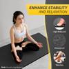 CAMBIVO Yoga Mat for Women Men Kids, 72" x 24" TPE Yoga Mats, 1/4 & 2/5 Inch Extra Thick Yoga Mat Non Slip, Workout Mat with Carrying Strap for Yoga, Pilates,Meditation and Floor Exercises view 4