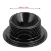 Alomejor Aluminum Alloy Crank Cover Bolt 20mm Black view 2